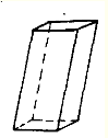 圖2  斜平行六面體
