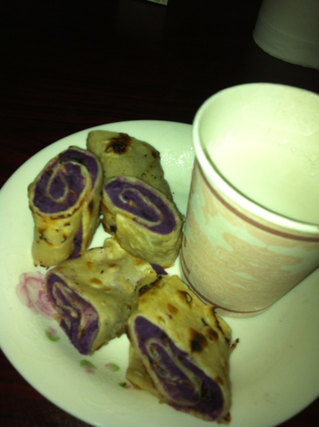 紫薯卷餅