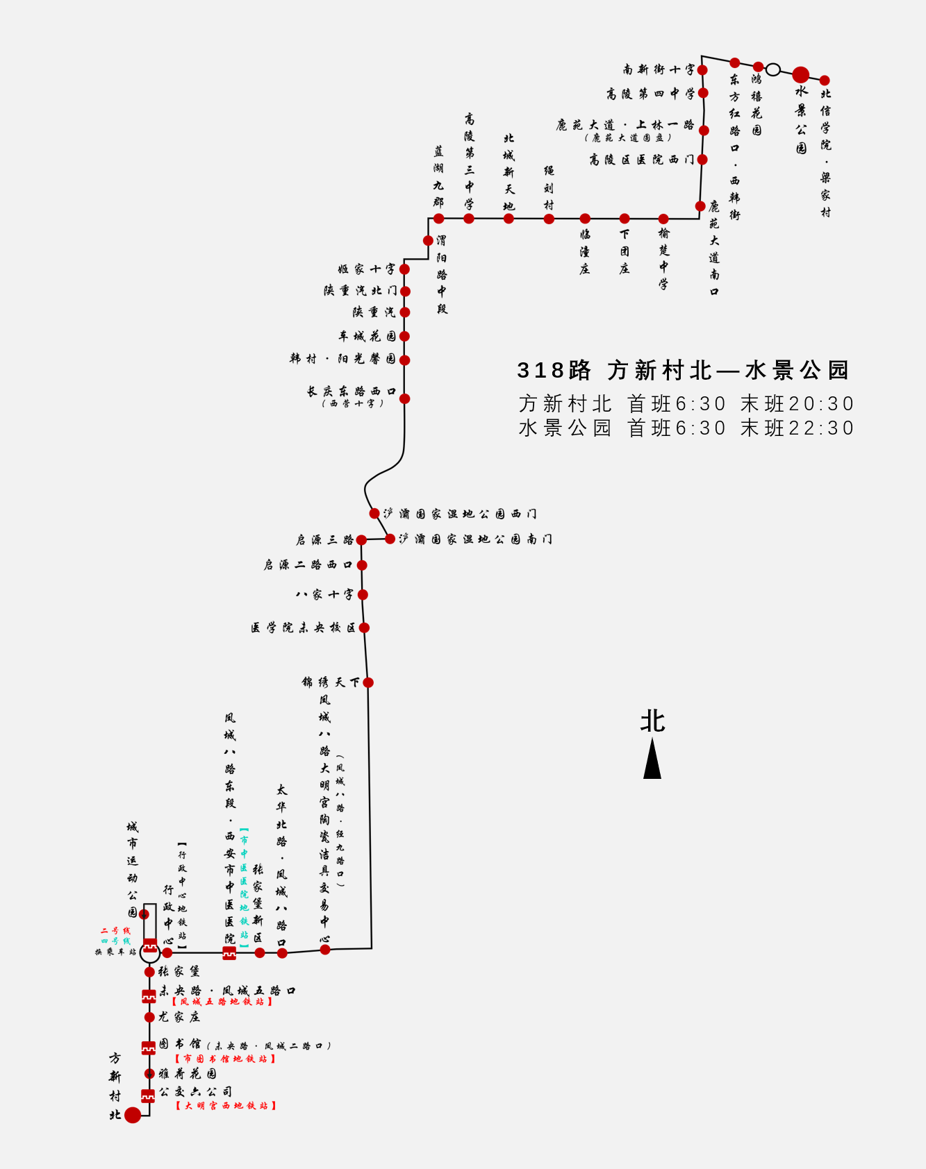 318路公車運行圖