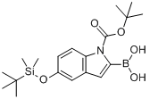 1-BOC-5-TBDMSO-吲哚-2-硼酸