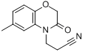 2,3-二氫-6-甲基-3-氧-4H-1,4-苯並惡嗪-4-乙基氰