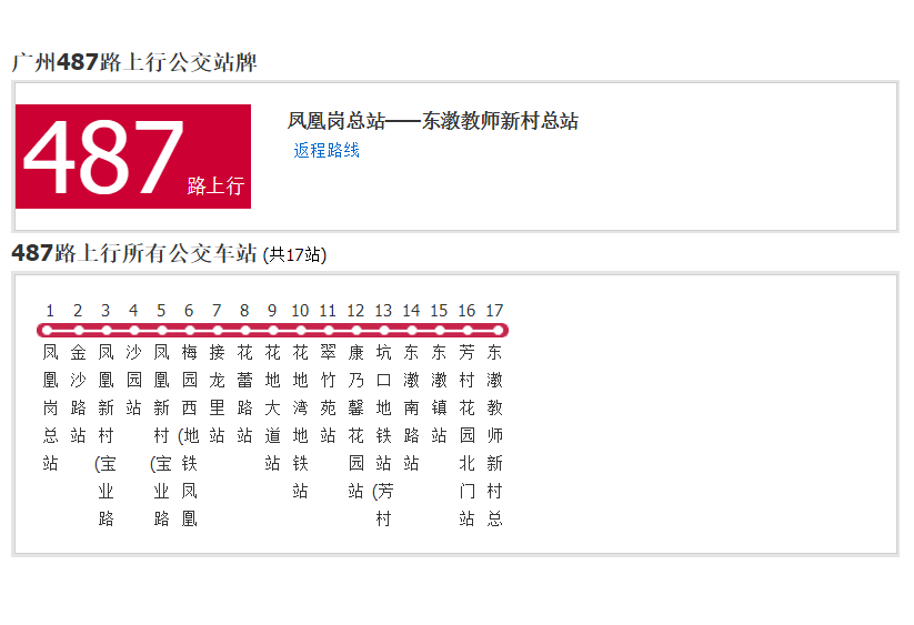 廣州公交487路