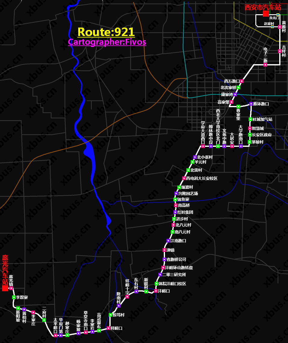 西安公交921路