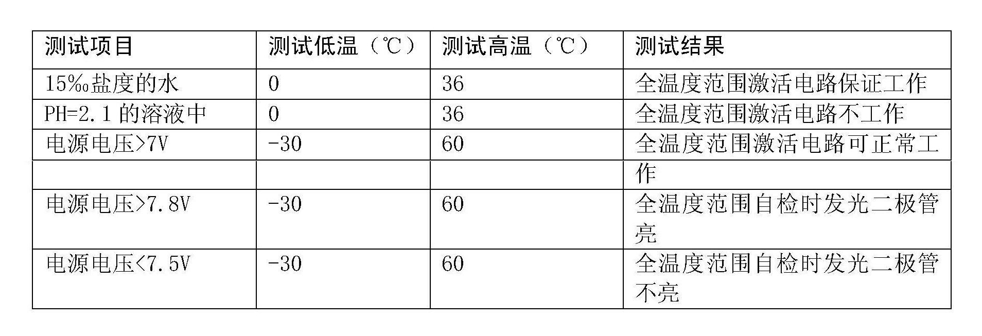 通用海水激活電路