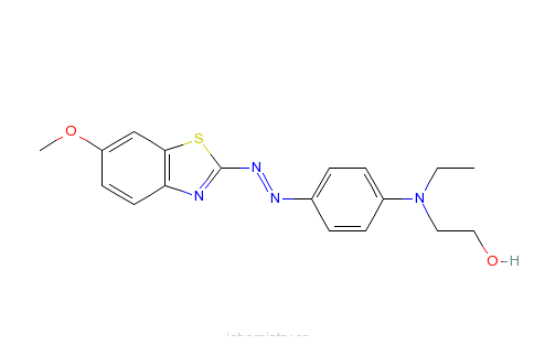 2-[乙基[4-[（6-甲氧基-2-苯並噻唑基）偶氮]苯基]氨基]乙醇