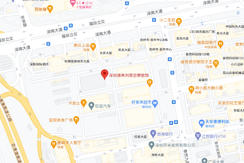 深圳通來劉常忠攀岩館