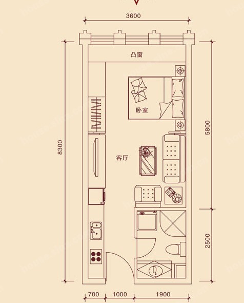 東方銀座·中心城戶型圖