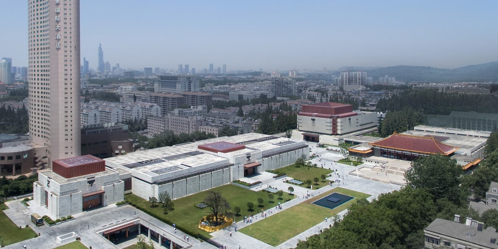 俯瞰南京博物院