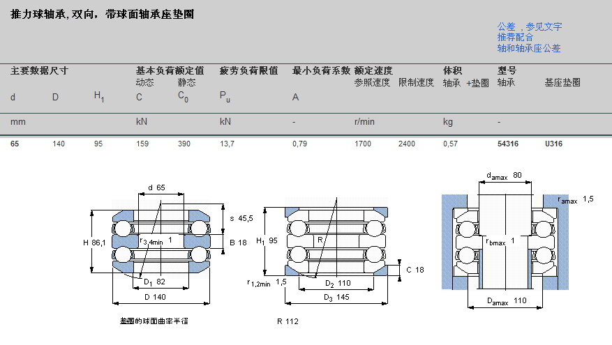 SKF54316軸承