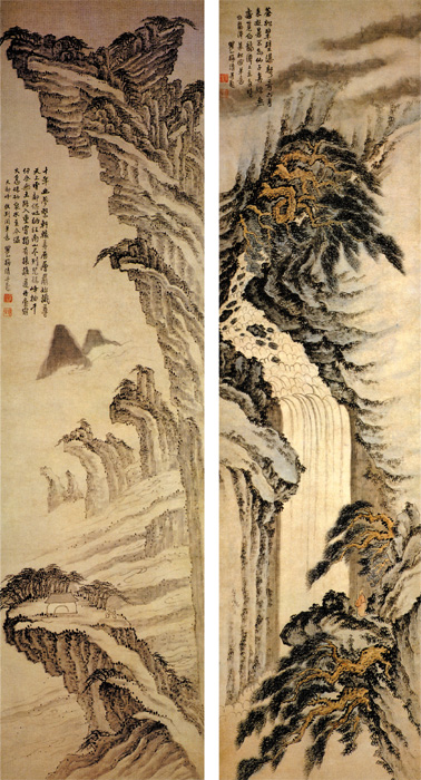 清梅清黃山圖