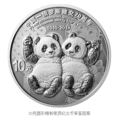 中國-俄羅斯建交70周年金銀紀念幣