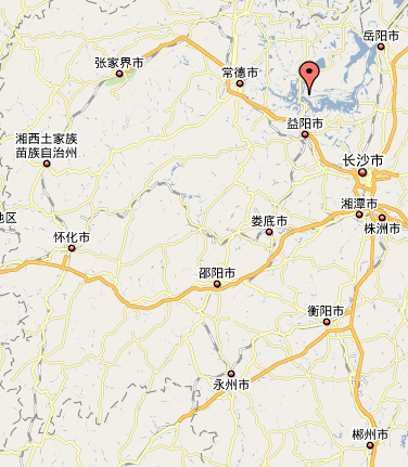 共華鎮在湖南省的位置