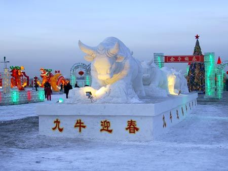 佳木斯三江國際潑雪節