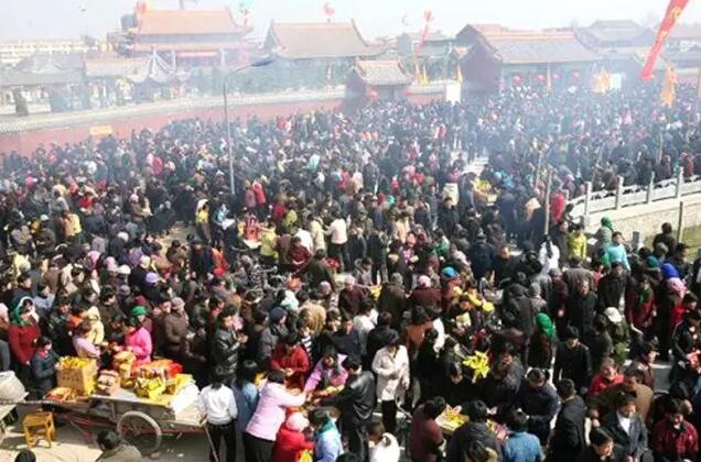 老君降聖地，河南鹿邑太清宮，廟會始於漢代，綿延2000餘年