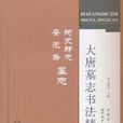 大唐墓誌書法精選：阿史那忠·安元壽墓誌