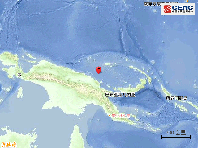 4·10巴布亞紐幾內亞地震