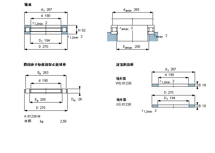 SKF 81238M軸承