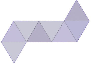 正八面體的一種展開圖