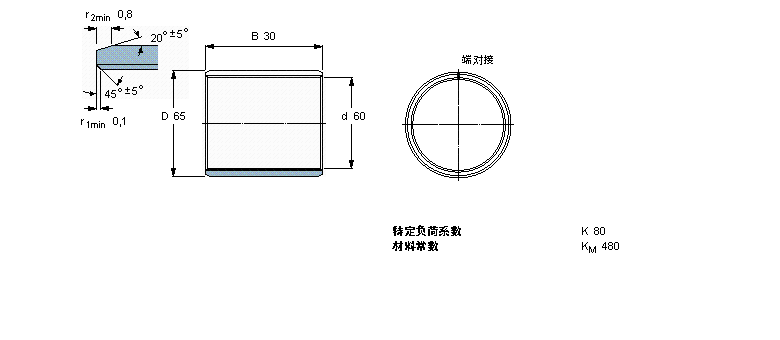 SKF PCM606530B軸承