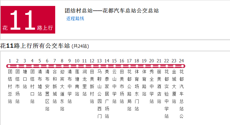 廣州公交花11路