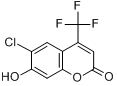 6-氯-7-羥基-4-（三氟甲基）香豆素