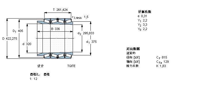 SKF BT4B328344/HA1軸承