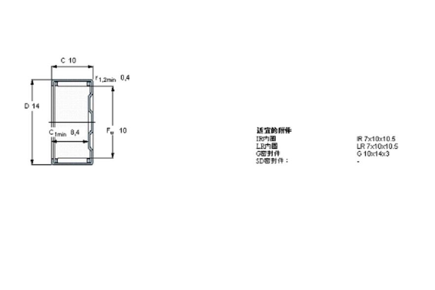 SKF BK1010軸承