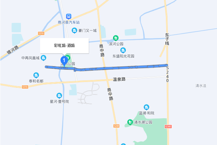 彩虹路(山東省濟南市商河縣彩虹路)