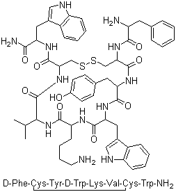 伐普肽 分子式圖片