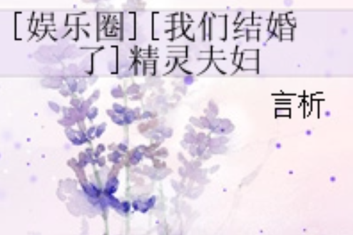 [娛樂圈][我們結婚了]精靈夫婦