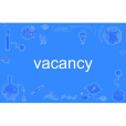 vacancy