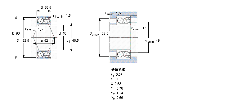 SKF 5308E軸承