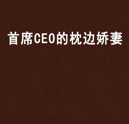 首席CEO的枕邊嬌妻