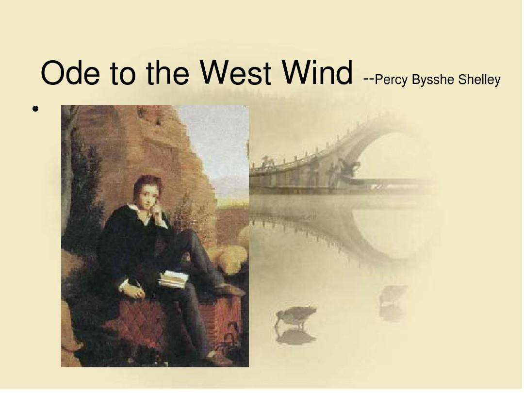 Ode to the West Wind