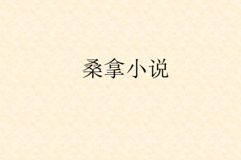 桑拿小說