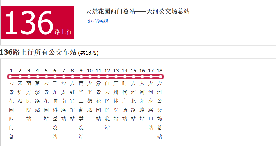 廣州公交136路