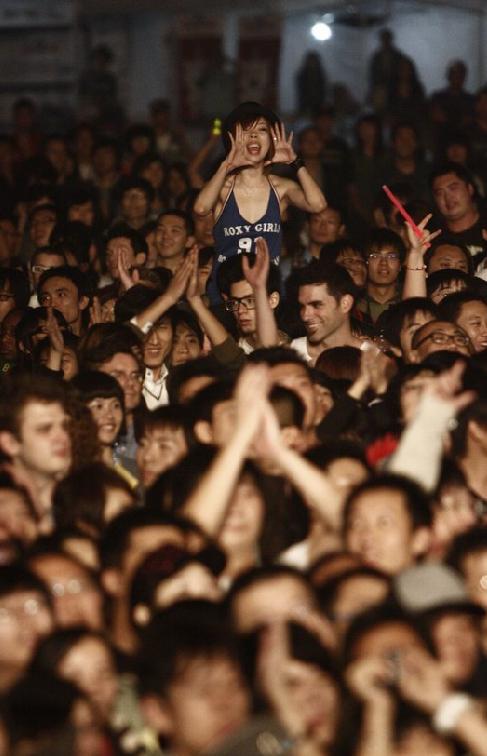 摩登天空音樂節現場