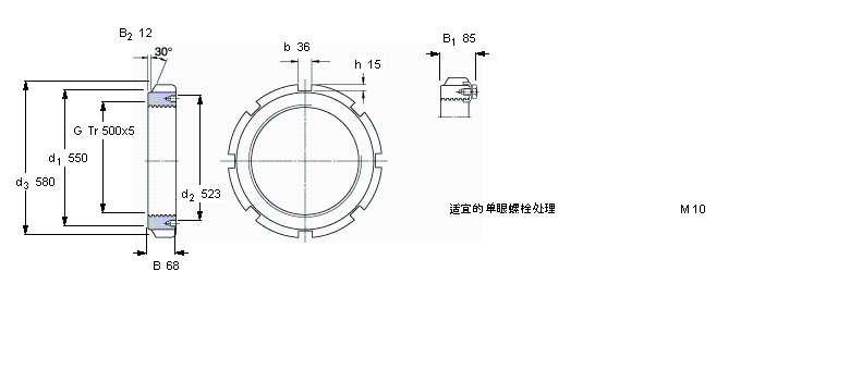 SKF HME30/500軸承