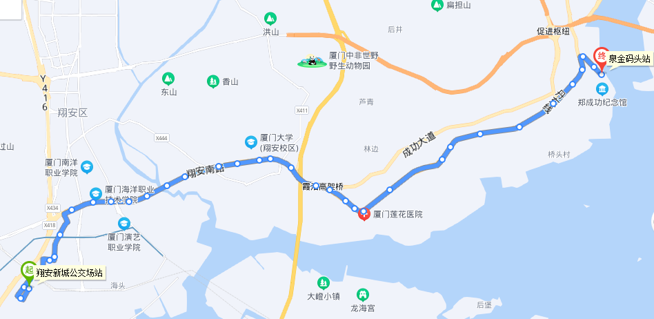 廈泉城際公交738路