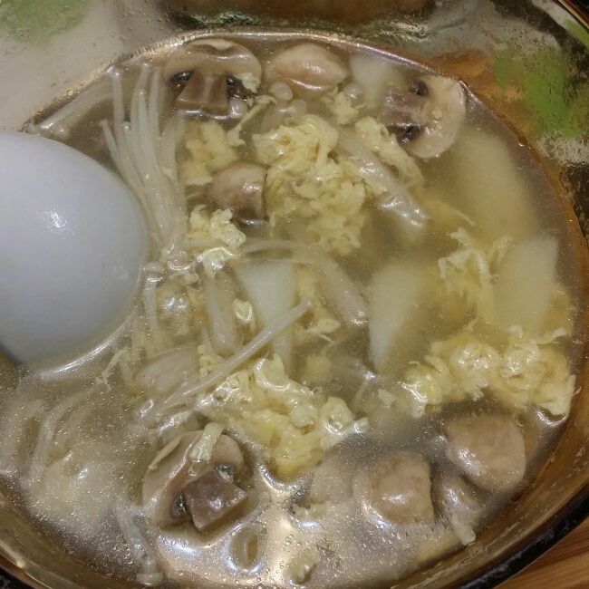 蘑菇金針菇山藥湯