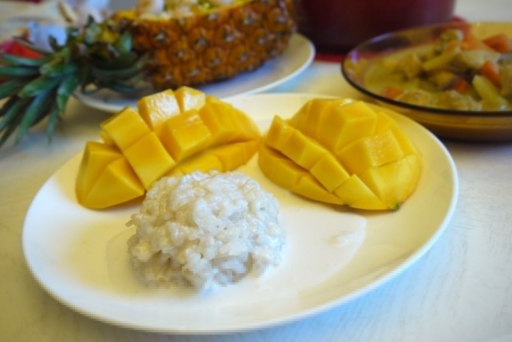 椰香芒果粘米飯