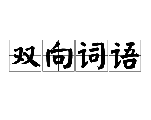 雙向詞語