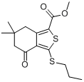 6,6-二甲基-4-氧代-3-（丙基硫代）-4,5,6,7-四氫苯並[C]噻吩-1-羧酸甲酯