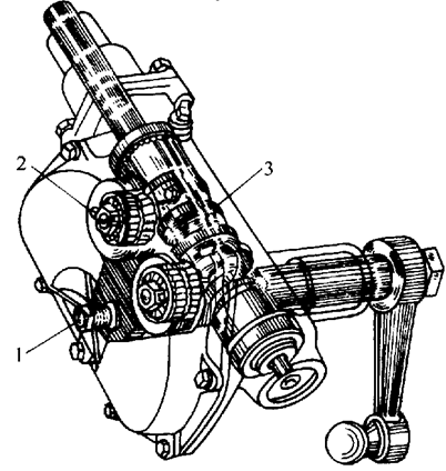 圖3  蝸桿曲柄指銷式轉向器