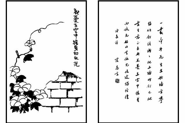 花蔓在空中，搖曳向秋光