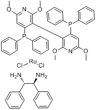 [(S)-(-)-2,2\x27,6,6\x27-四甲氧基-4,4\x27-雙（二苯基磷）-3,3\x27-聯吡啶][(1S,2S)-(-)-1,2-二苯基乙烯二胺]二氯化釕