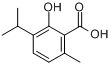 2-羥基-3-異丙基-6-甲基苯甲酸