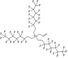 烯丙基三（3,3,4,4,5,5,6,6,7,7,8,8,8-十三氟辛基）錫烷