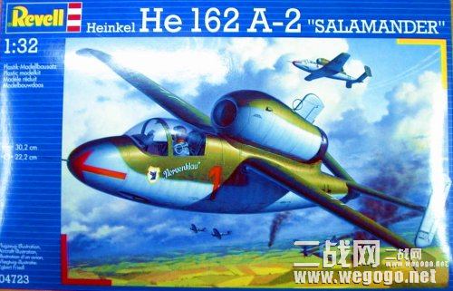 Revell1:32He162“Nervenklau”模型包裝盒