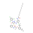 1-（2,4,6-三氯苯基）-3-（5-十四醯胺基-2-氯苯胺基）-4-[2-[alpha-（2,4-二特戊基苯氧基）丁醯胺基]苯硫基]-5-吡